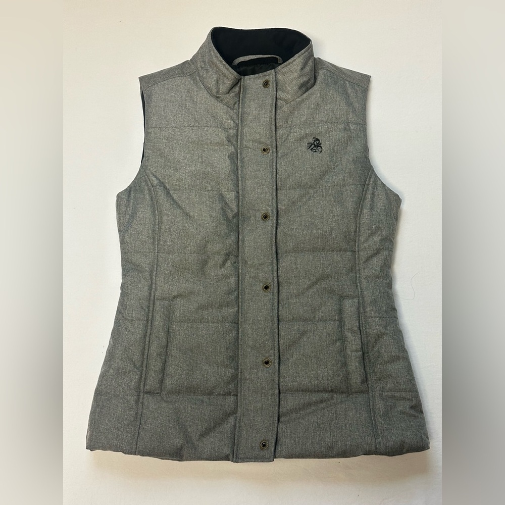 Legendary Whitetails Womens Small Vortex Gray Zip Snap Close Outdoor Hiking Vest - Picture 4 of 8
